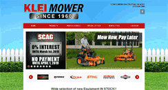 Desktop Screenshot of kleimower.com